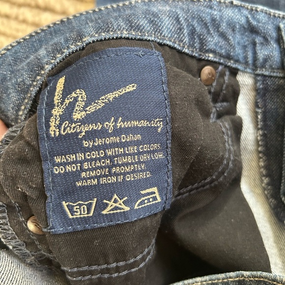 CITIZENS OF HUMANITY Kelly 001 low waist Dark Blue Bootcut jeans Size 29 - Picture 9 of 9